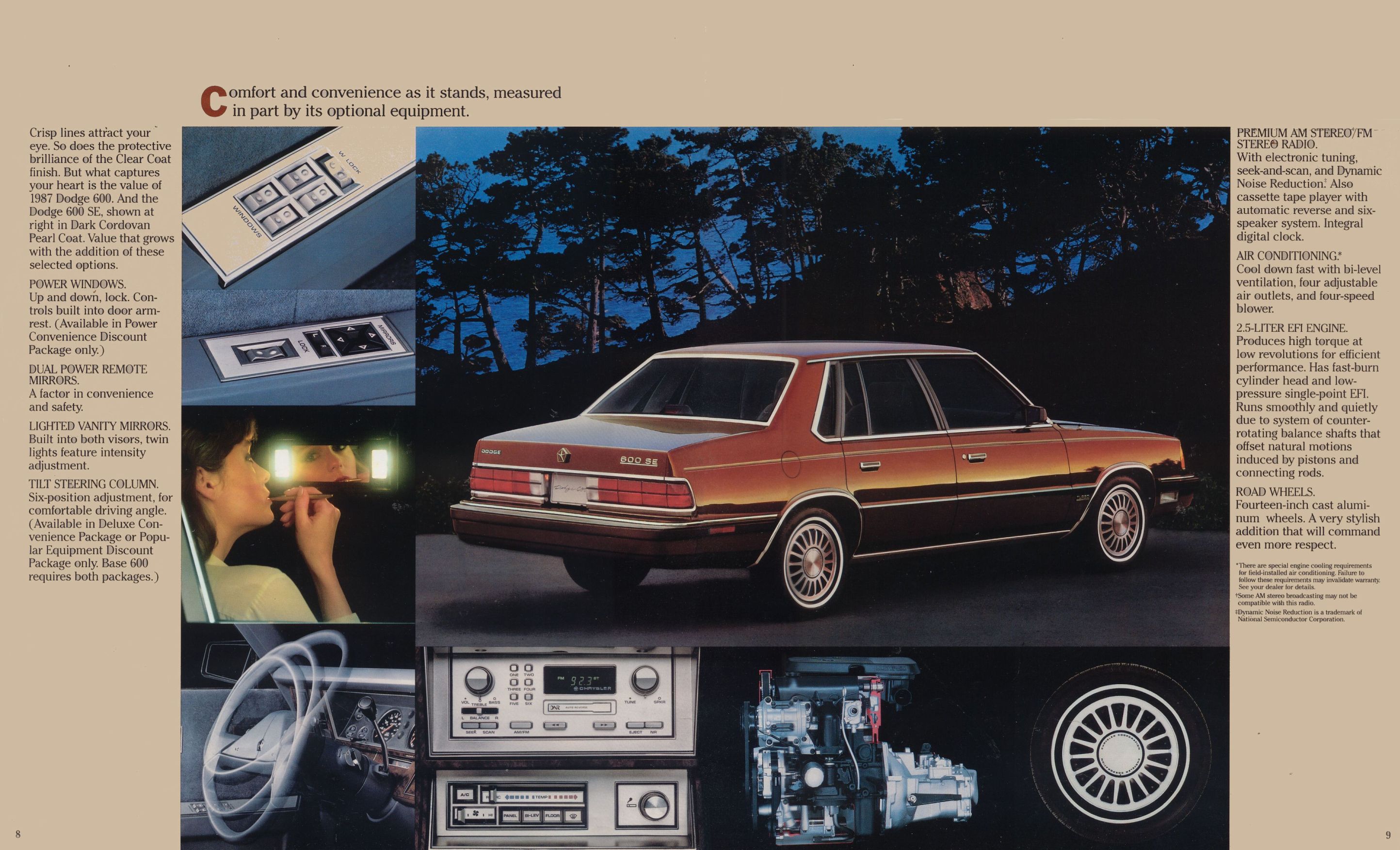 1987 Dodge 600 Brochure Page 7